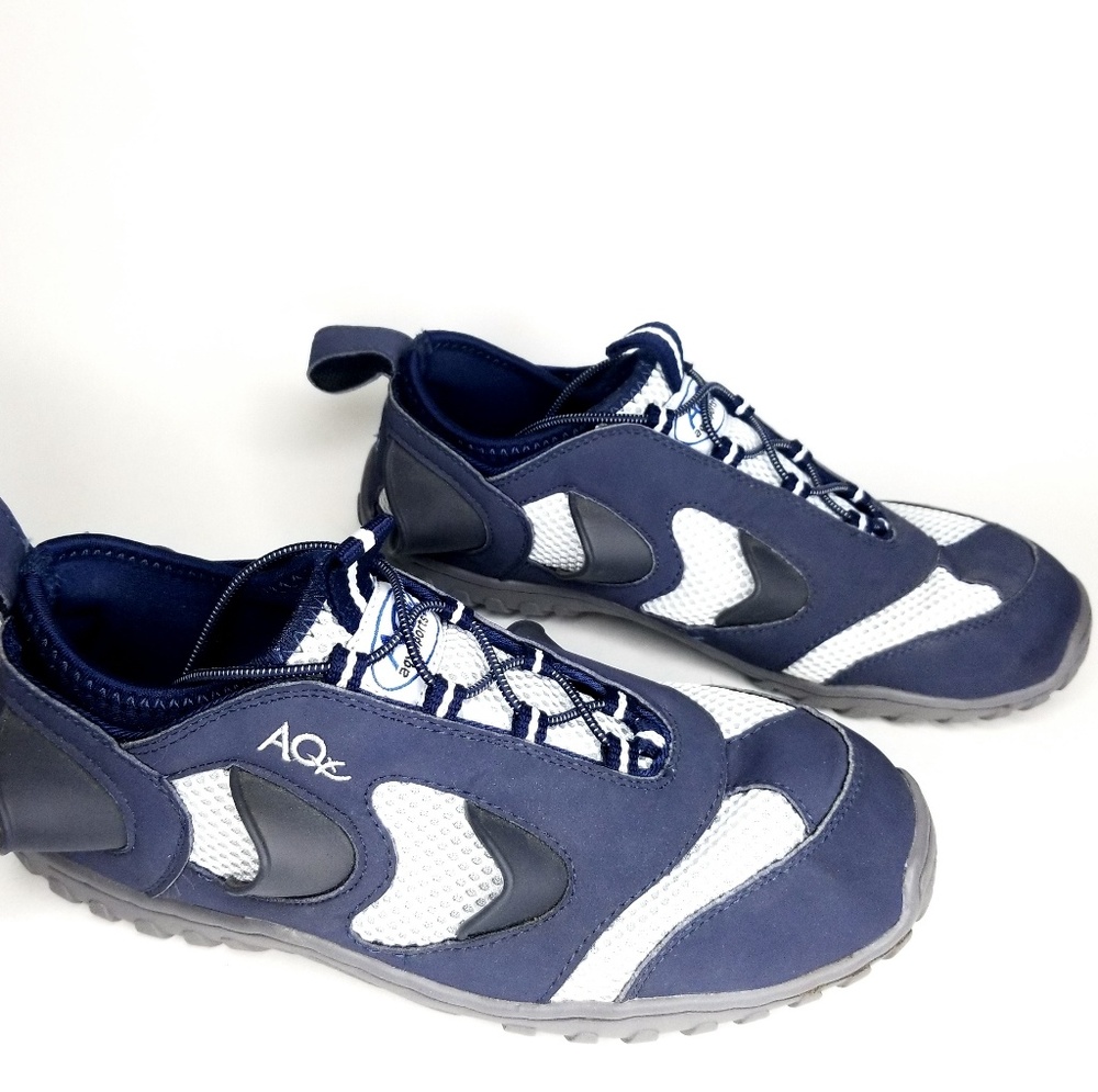 AQx 1001 Water Shoes Men's Size 8 Navy Blue - Picture 3 of 8